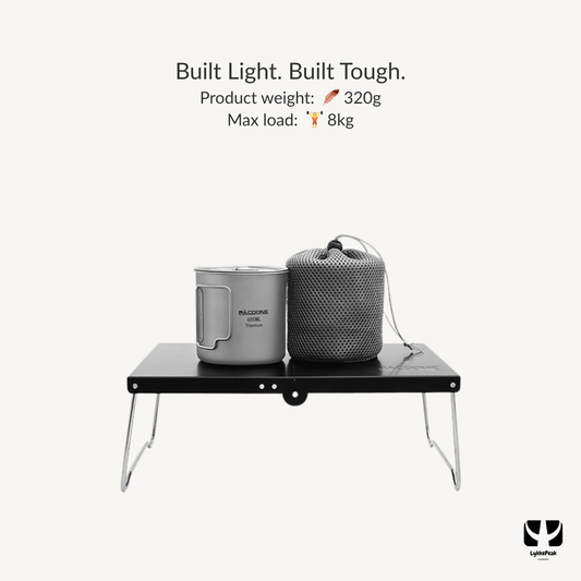 Ultralight Folding Table – Durable Hiking & Camping Table